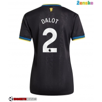 Ženske Nogometnih dresov Manchester United Diogo Dalot #2 Tretji 2025-26 Kratki rokavi